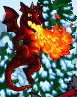 огнедышащий дракон