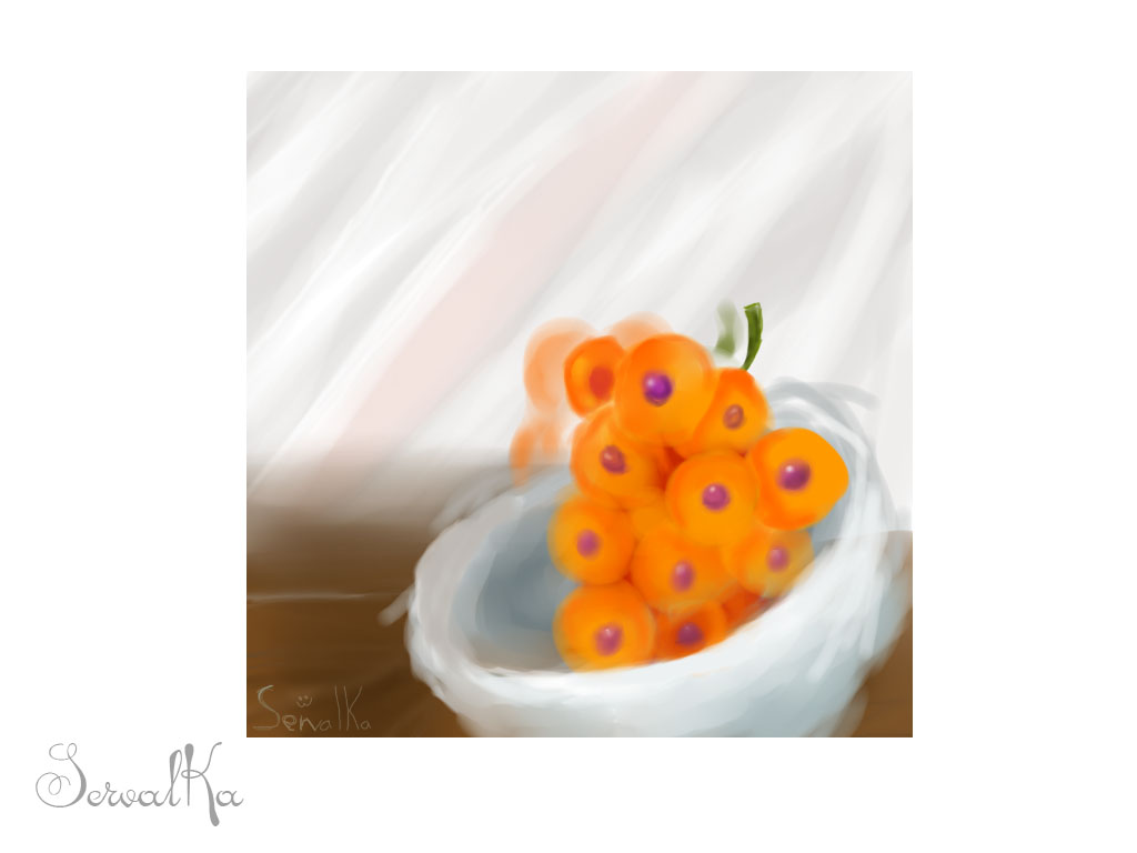 забибу живопись рисунок фрукты мирчар